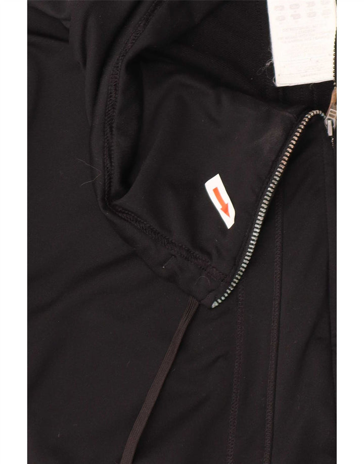 Adidas Womens Clima 365 Tracksuit Top Jacket UK 14 Medium Black Polyester