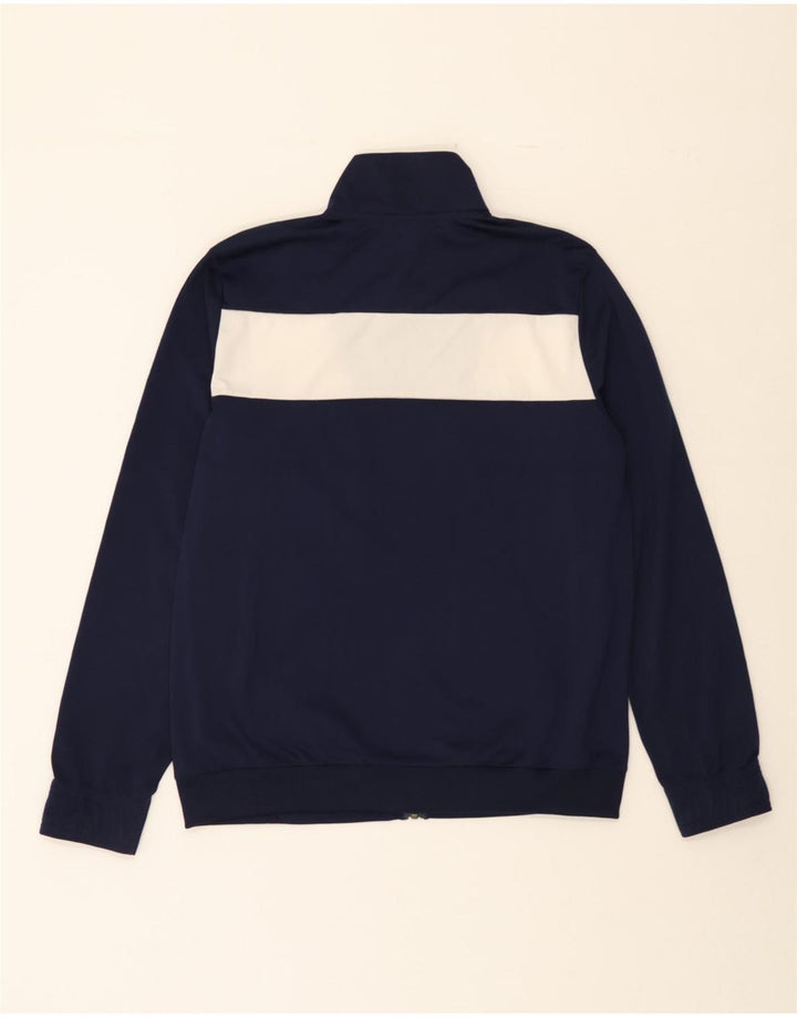 PUMA Mens Tracksuit Top Jacket Small Navy Blue Colourblock Polyester Vintage Puma and Second-Hand Puma from Messina Hembry 
