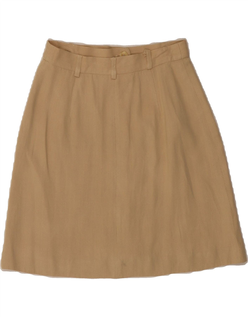 MAX & CO. Womens A-Line Skirt UK 6 XS W24  Beige Vintage Max & Co. and Second-Hand Max & Co. from Messina Hembry 
