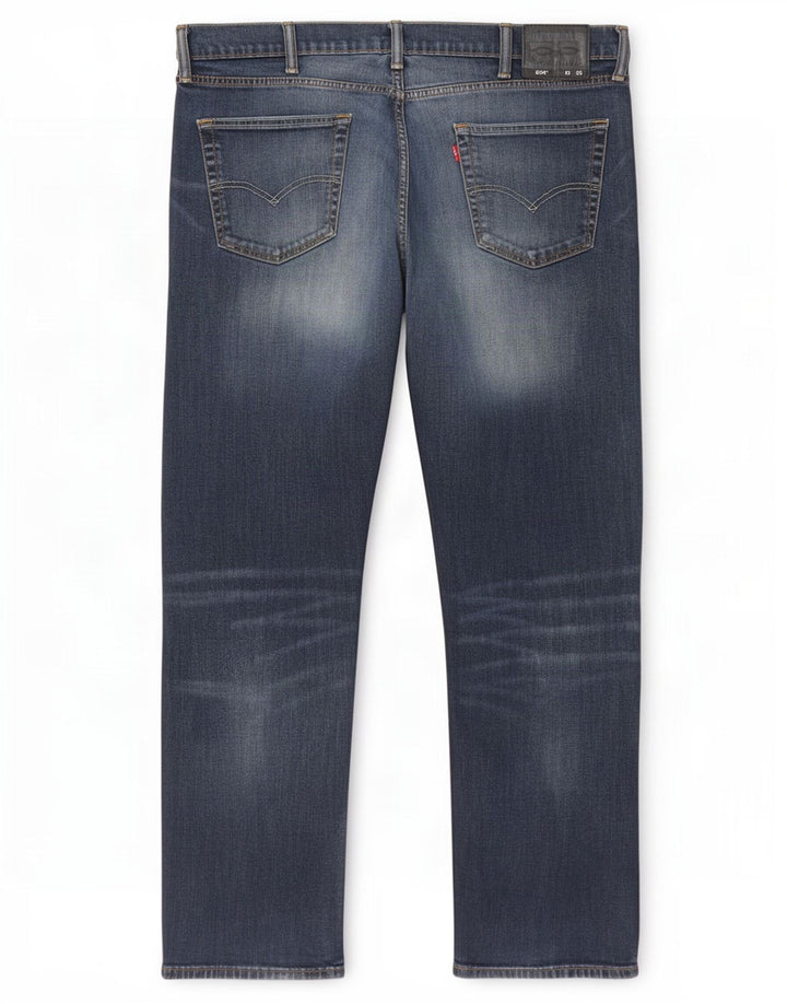 Levi's Mens 504 Straight Jeans W40 L32 Navy Blue