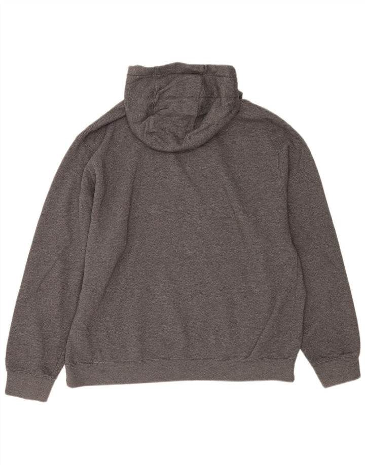 Nike Mens Hoodie Jumper XL Grey Cotton