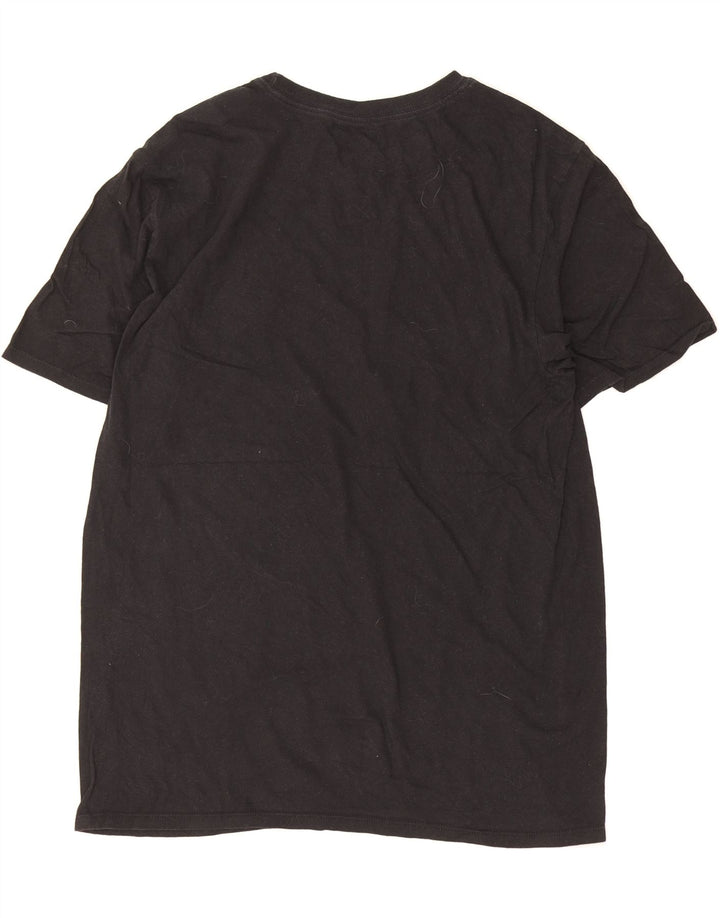 NIKE Mens Athletic Cut Graphic T-Shirt Top Medium Black Vintage Nike and Second-Hand Nike from Messina Hembry 