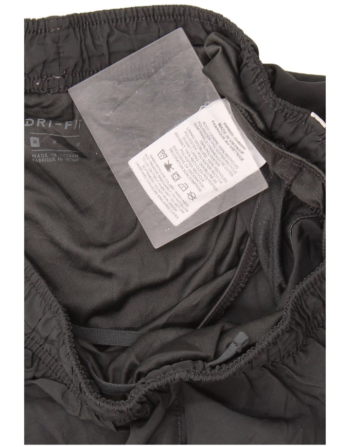 NIKE Womens Dri Fit Sport Shorts UK 12 Medium Grey Polyester