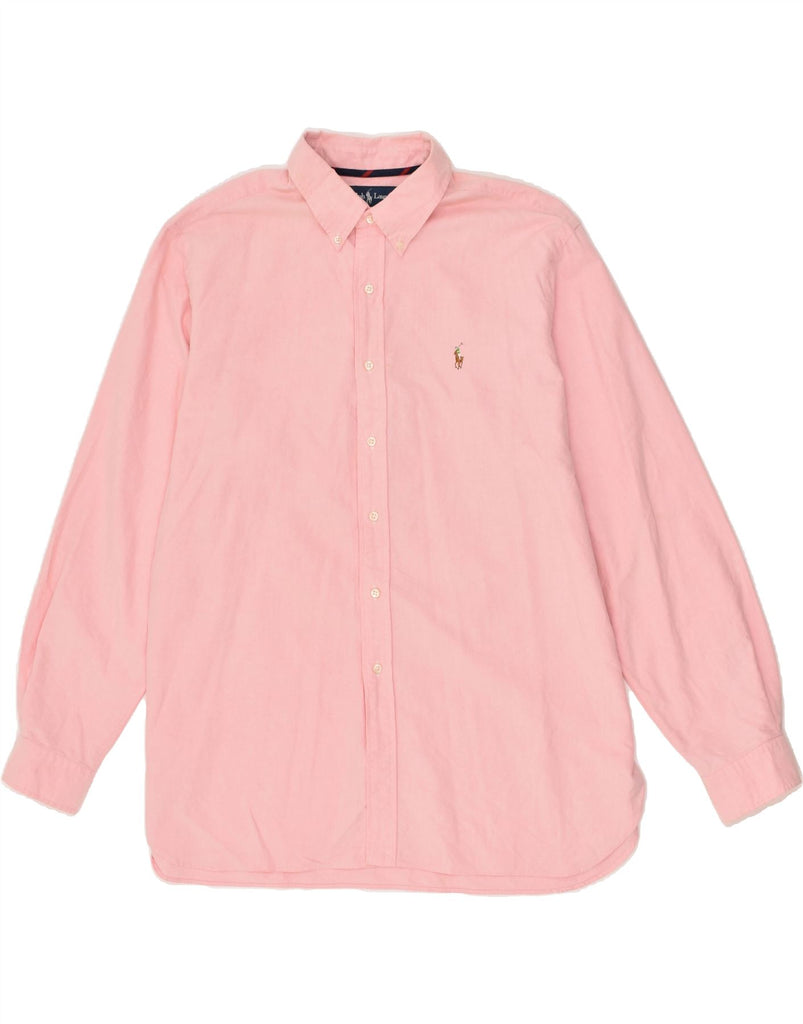 RALPH LAUREN Mens Classic Fit Shirt 2XL Pink Cotton | Vintage Ralph Lauren | Thrift | Second-Hand Ralph Lauren | Used Clothing | Messina Hembry 