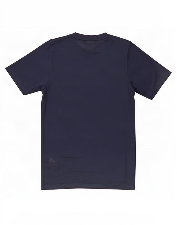 Nike Mens Dri Fit T-Shirt Top Small Navy Blue Colourblock Polyester