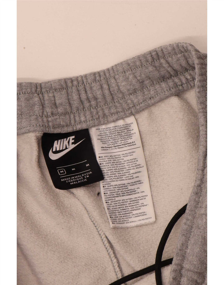 Nike Mens Tracksuit Trousers Joggers Medium Grey Cotton