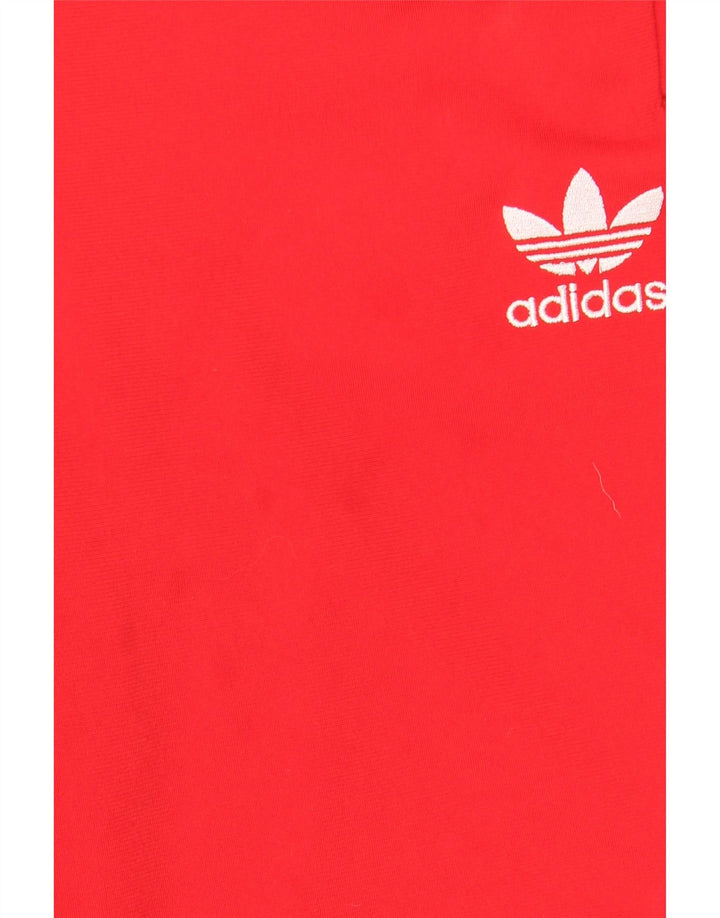 Adidas Boys Tracksuit Trousers Joggers 13-14 Years Red