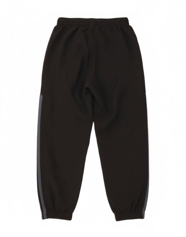 Adidas Boys Tracksuit Trousers Joggers 9-10 Years  Black Polyester