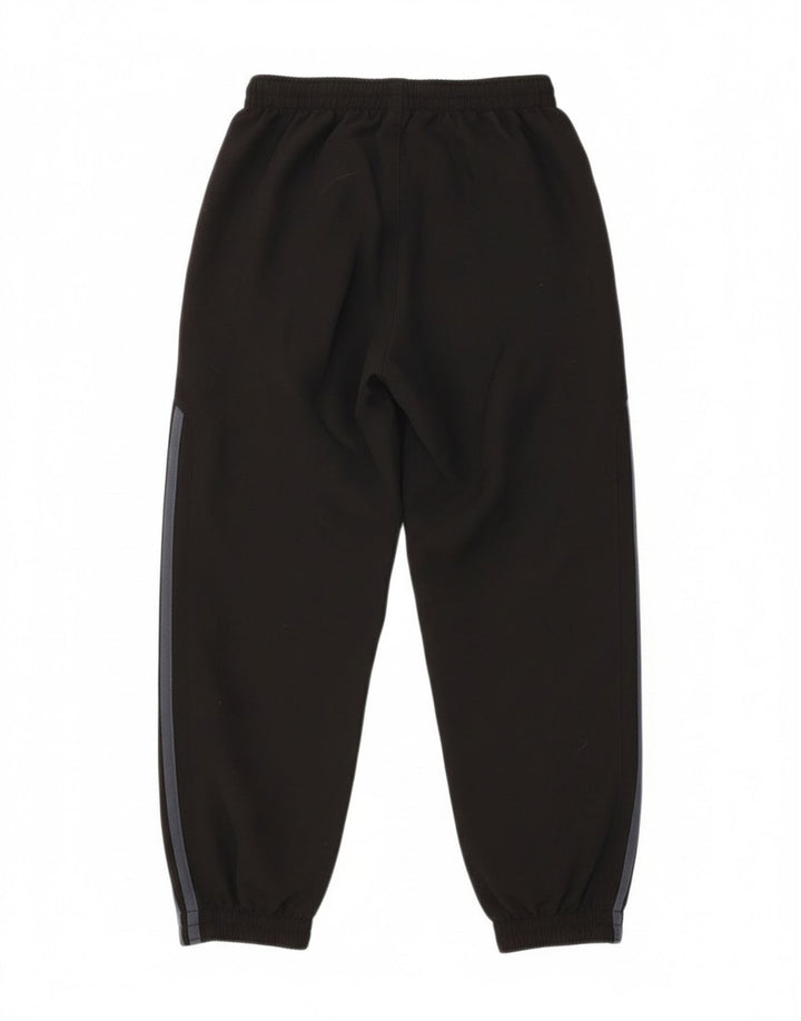 Adidas Boys Tracksuit Trousers Joggers 9-10 Years  Black Polyester