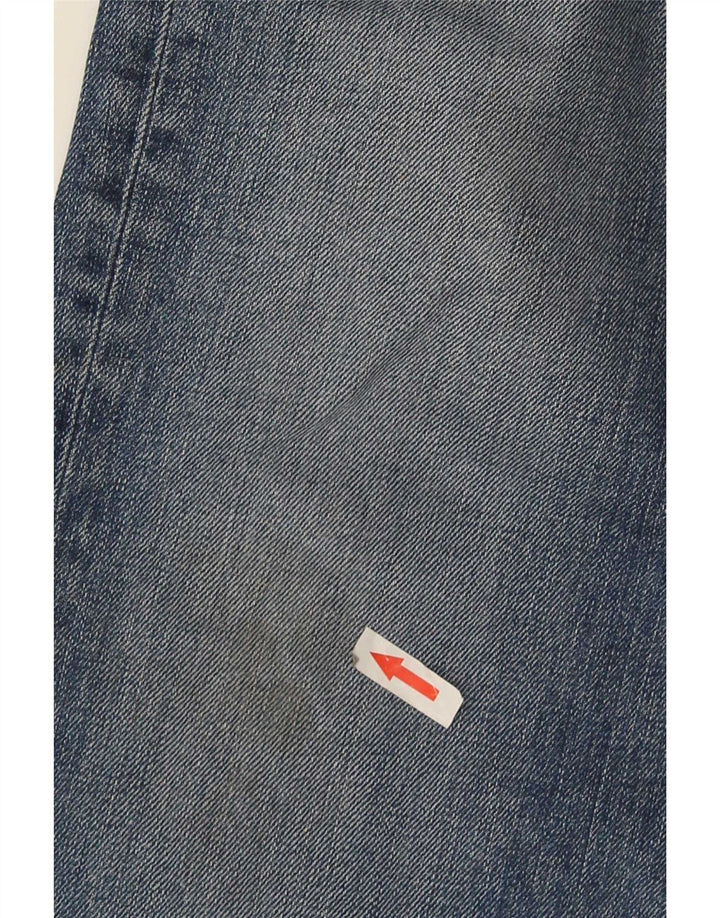 Marlboro Classics Mens Straight Jeans W33 L30 Blue Cotton