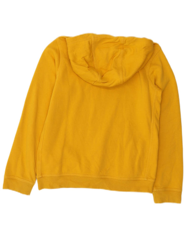 Nike Boys Hoodie Jumper 12-13 Years Large Yellow Cotton