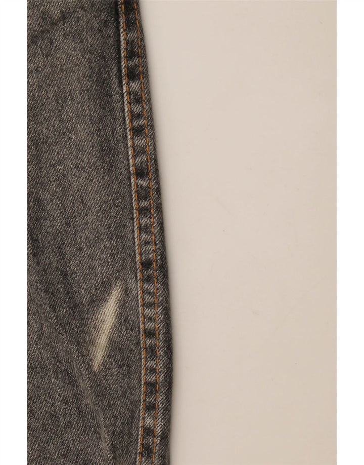 Vintage Womens High Waist Tapered Jeans IT 46 Large W28 L29 Grey Cotton