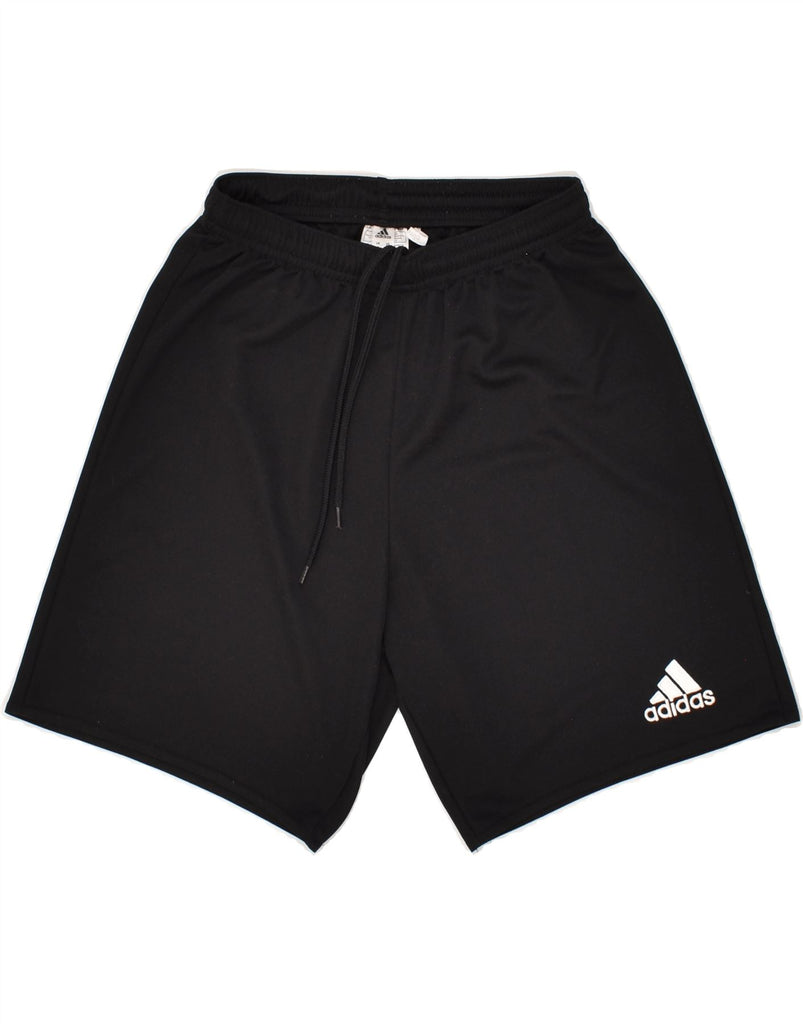 ADIDAS Mens Climalite Graphic Sport Shorts XS Black Polyester | Vintage Adidas | Thrift | Second-Hand Adidas | Used Clothing | Messina Hembry 