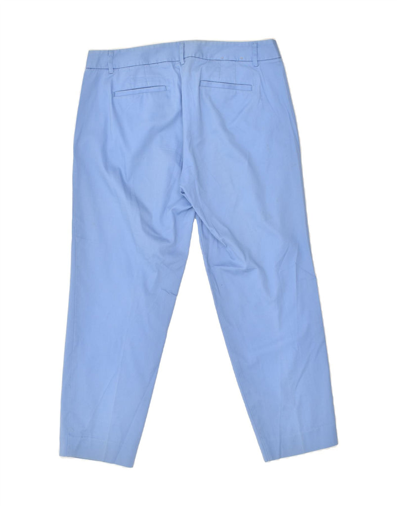 J. CREW Womens City Fit Tapered Chino Trousers US 6 Medium W30 L25 Blue | Vintage J. Crew | Thrift | Second-Hand J. Crew | Used Clothing | Messina Hembry 