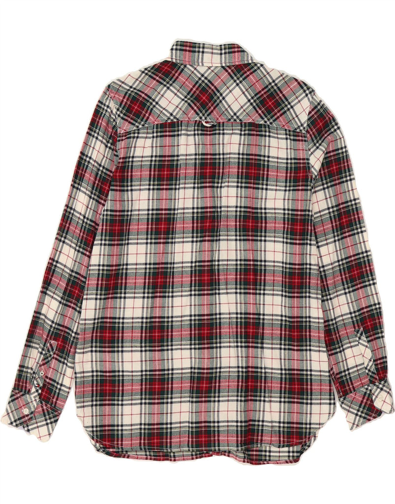 TOMMY HILFIGER Womens Flannel Shirt US 14 XL Red Check Cotton Vintage Tommy Hilfiger and Second-Hand Tommy Hilfiger from Messina Hembry 