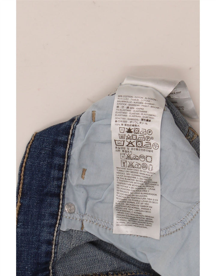 Levi's Womens 505 Straight Jeans US 6 Medium W28 L32 Navy Blue Cotton