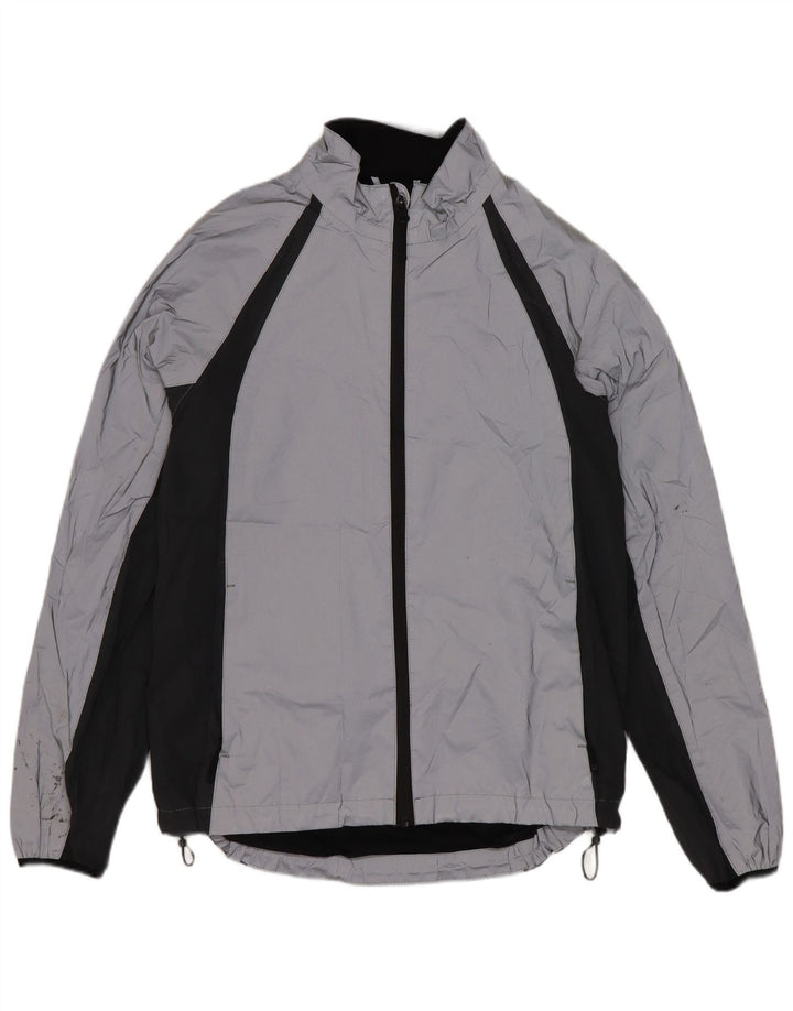 Mountain Warehouse Womens Tracksuit Top Jacket UK 12 Medium Silver