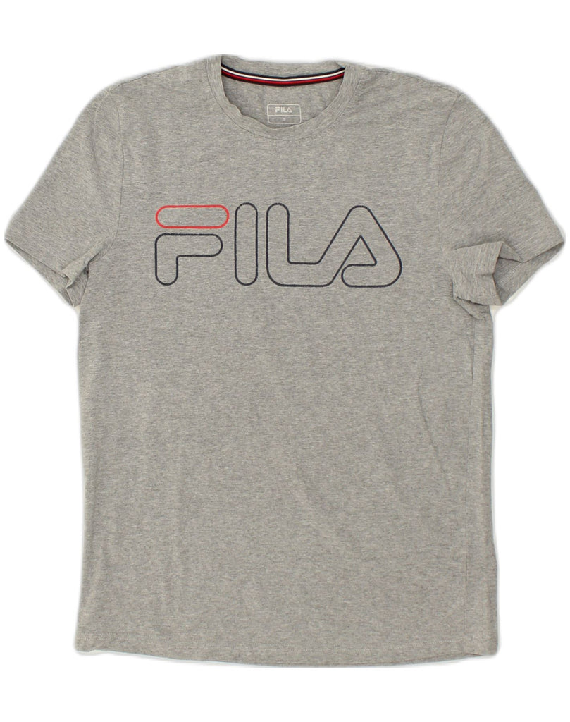 FILA Mens Graphic T-Shirt Top Small Grey Cotton | Vintage Fila | Thrift | Second-Hand Fila | Used Clothing | Messina Hembry 