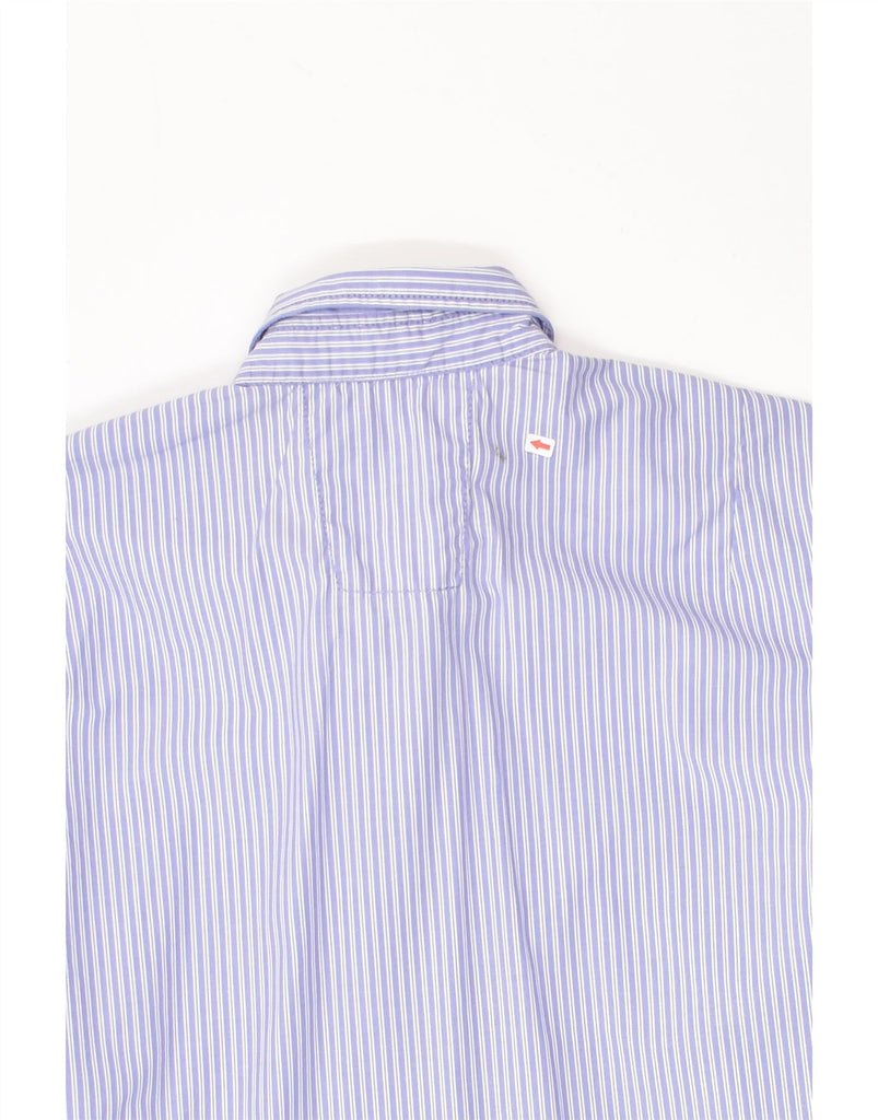 JOOP Mens Slim Fit Shirt Large Purple Pinstripe Cotton | Vintage Joop | Thrift | Second-Hand Joop | Used Clothing | Messina Hembry 