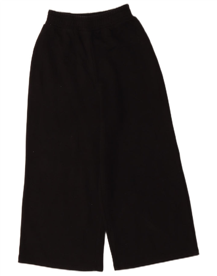 Zara Womens Capri Tracksuit Trousers UK 8 Small  Black