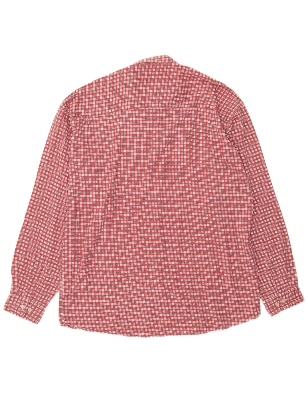 Lerros Mens Flannel Shirt 2XL Red Check Cotton