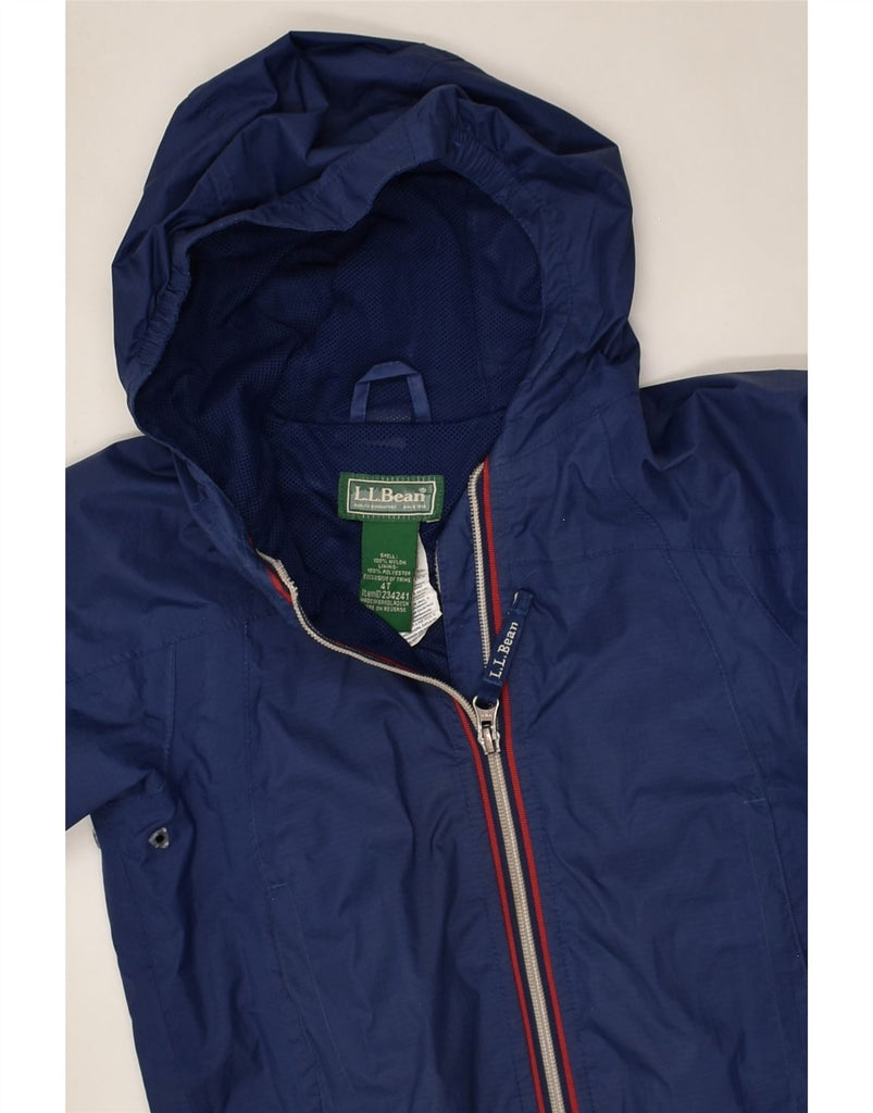 L.L.BEAN Boys Hooded Rain Jacket 3-4 Years Navy Blue Nylon | Vintage L.L.Bean | Thrift | Second-Hand L.L.Bean | Used Clothing | Messina Hembry 