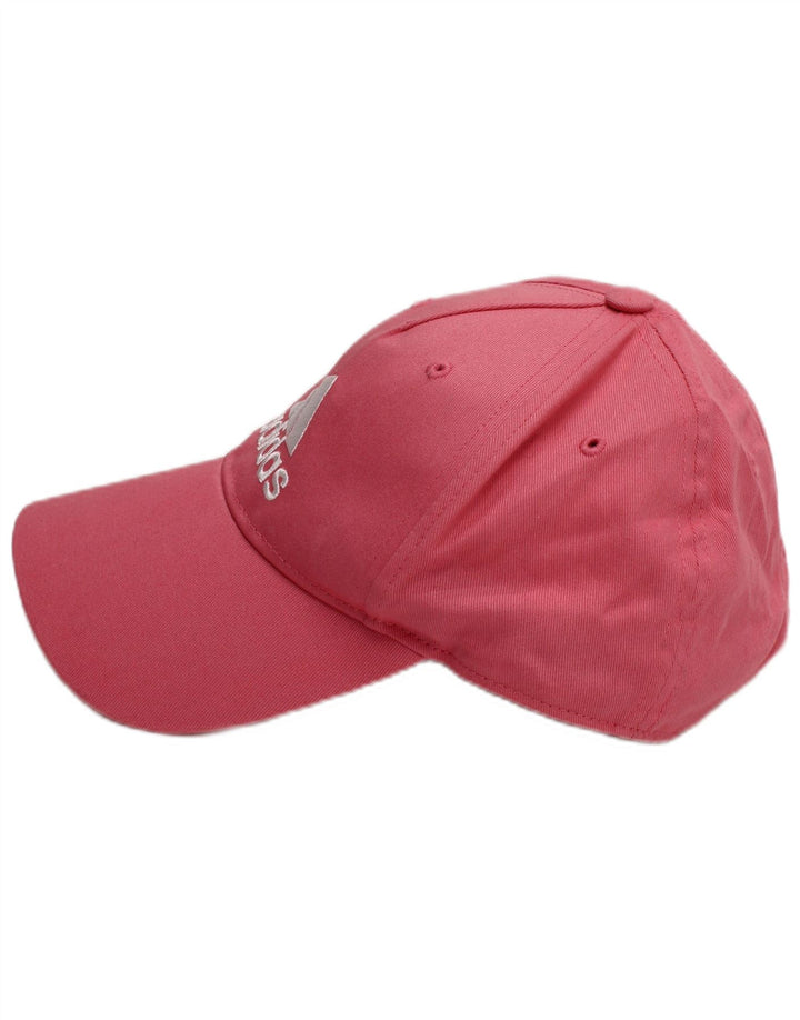 ADIDAS Girls Graphic Baseball Cap One Size Pink Cotton