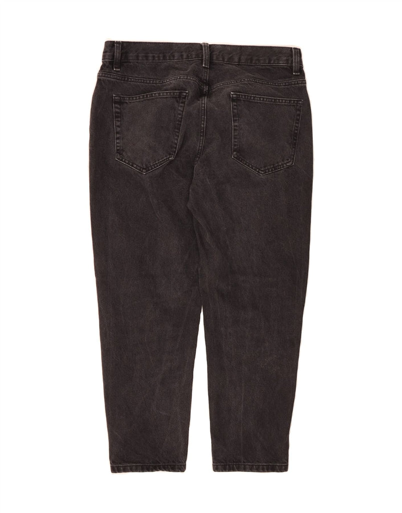 ZARA Womens Crop Tapered Jeans EU 42 Large W32 L24 Grey Vintage Zara and Second-Hand Zara from Messina Hembry 