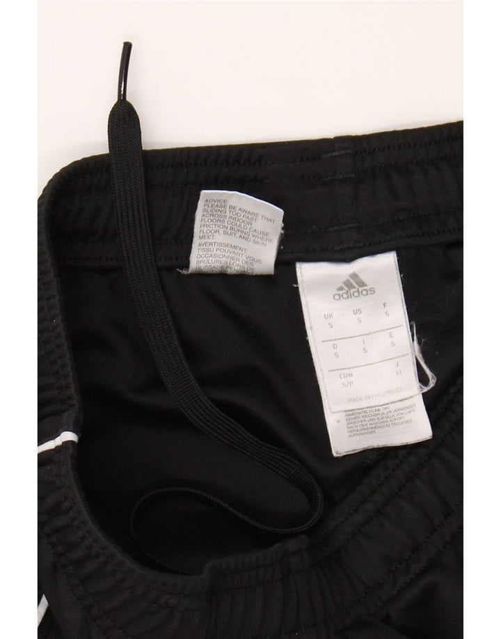 ADIDAS Womens Tracksuit Trousers UK 8 Small  Black Polyester Vintage Adidas and Second-Hand Adidas from Messina Hembry 