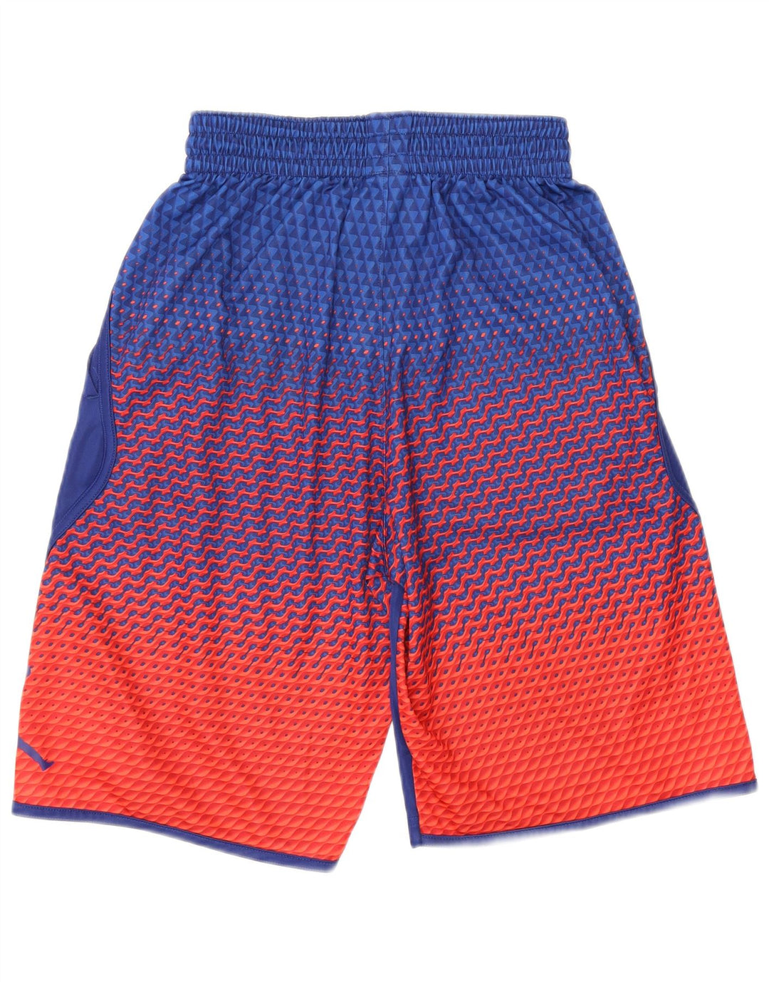 Jordan Mens Dri Fit Sport Shorts Small  Navy Blue Colourblock Polyester
