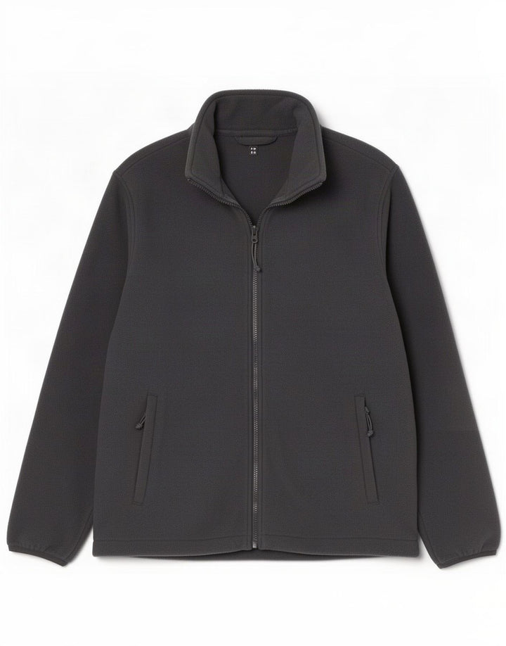 Mountain Warehouse Mens Fleece Jacket UK 38 Medium Black Polyester