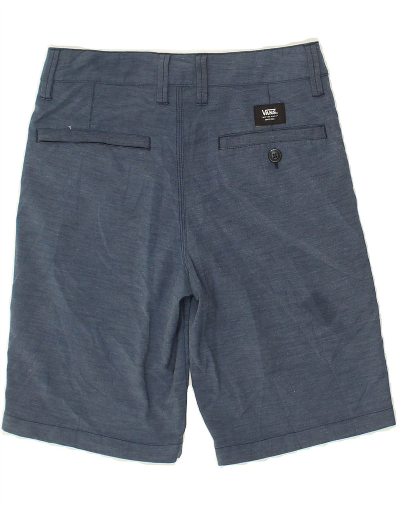 VANS Boys Chino Shorts 9-10 Years W25 Navy Blue | Vintage Vans | Thrift | Second-Hand Vans | Used Clothing | Messina Hembry 