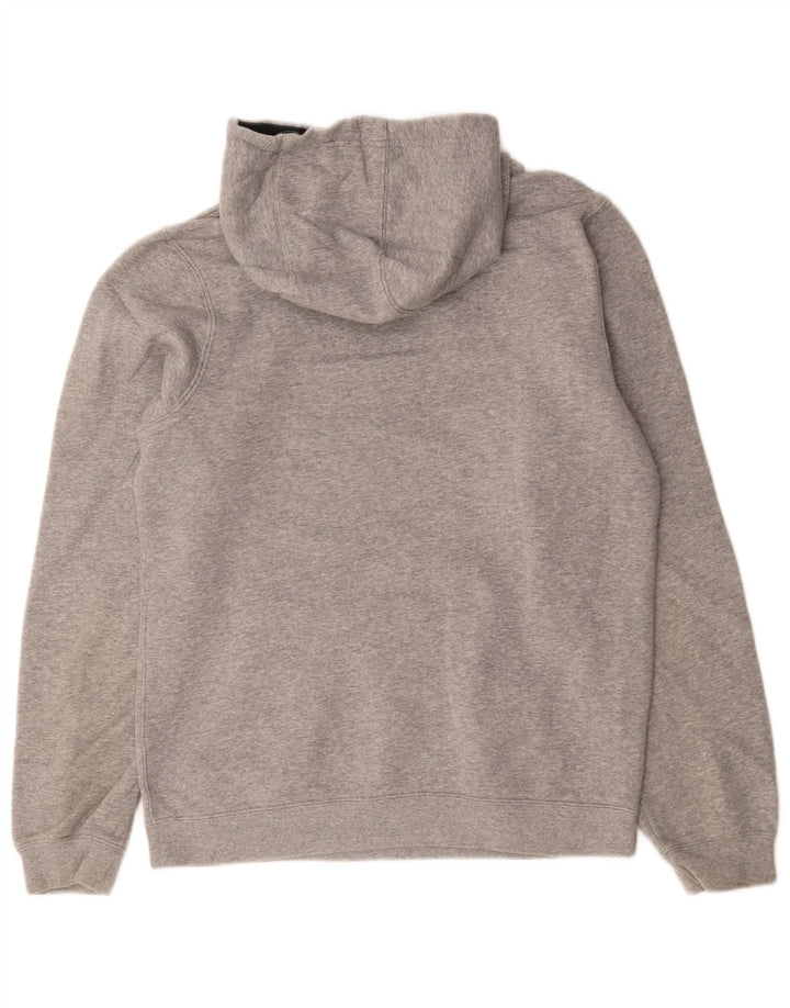 Nike Mens Graphic Hoodie Jumper Small Grey Cotton