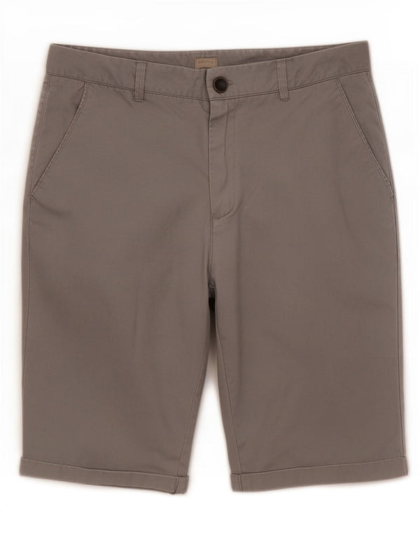 Zara Boys Chino Shorts 13-14 Years W30 Grey Cotton