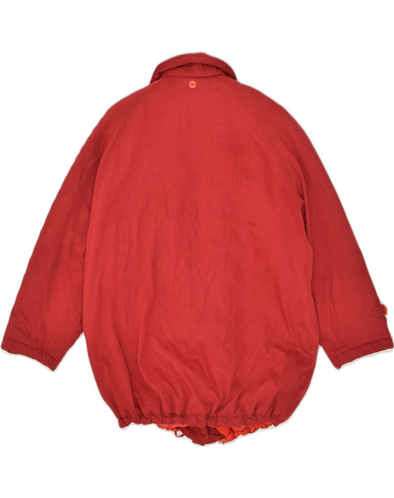 VINTAGE Womens Windbreaker Jacket UK 14 Medium Red Polyester | Vintage Vintage | Thrift | Second-Hand Vintage | Used Clothing | Messina Hembry 