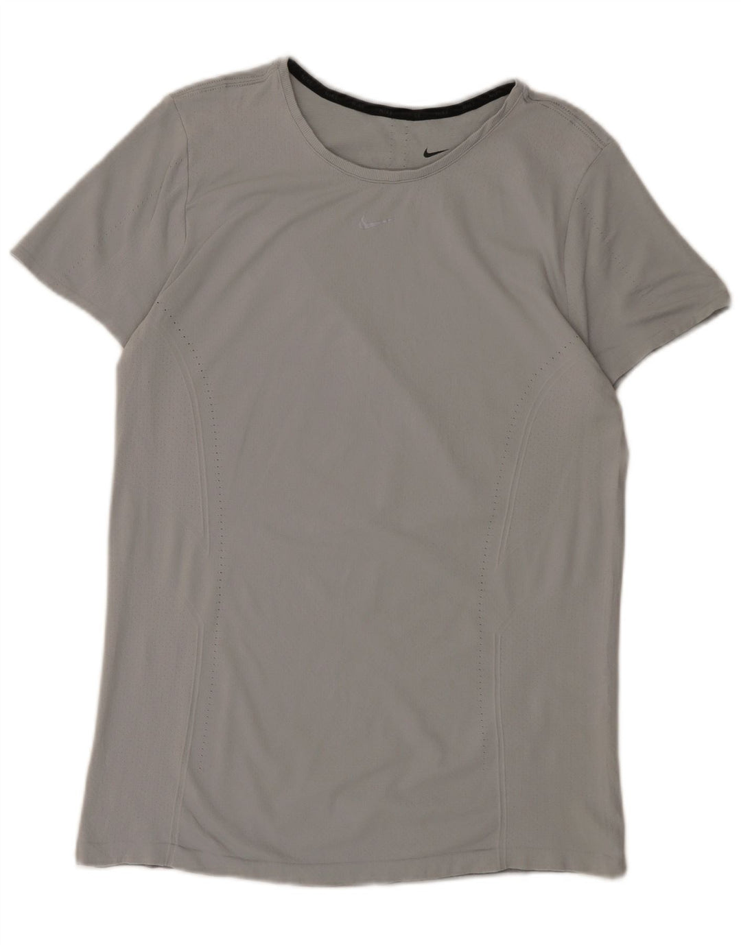 NIKE Mens Dri Fit Slim Fit T-Shirt Top 2XL Grey