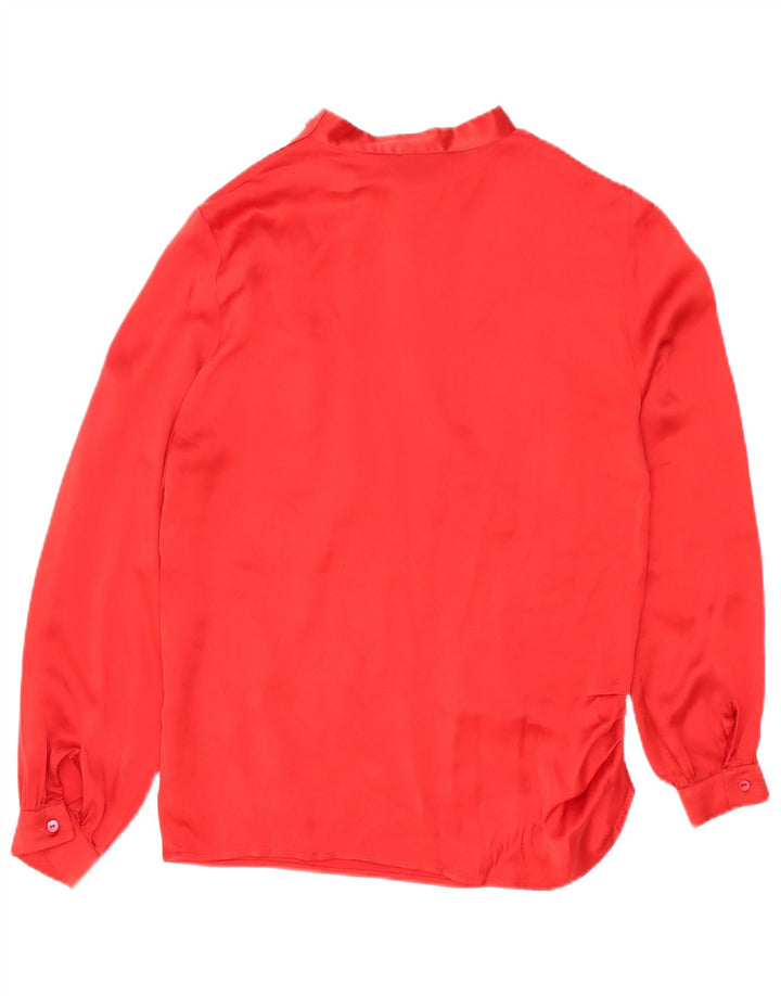Vintage Womens Long Sleeve Blouse Top IT 42 Medium Red