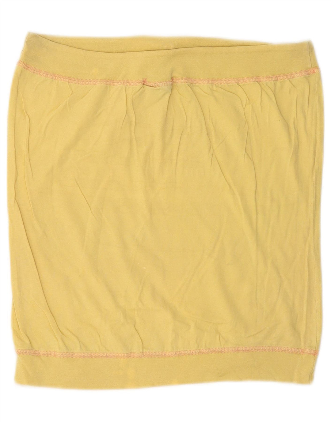 CONVERSE Womens Graphic Mini Skirt XL W38  Yellow
