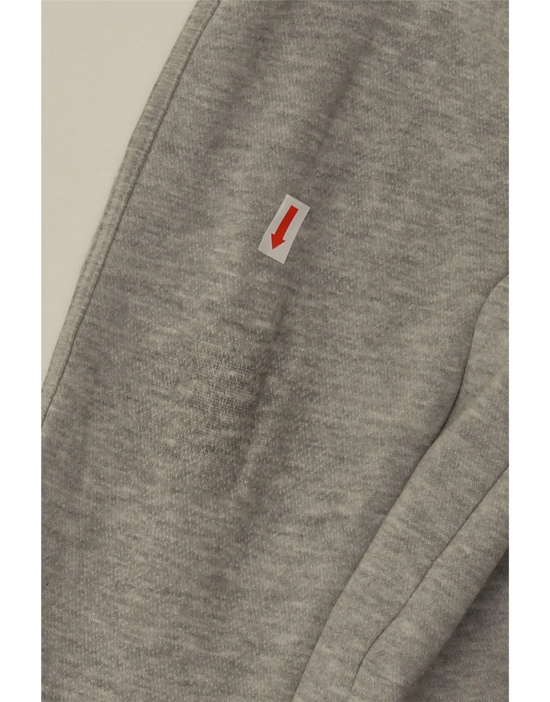 ADIDAS Womens Zip Hoodie Sweater UK 10 Small Grey Cotton Vintage Adidas and Second-Hand Adidas from Messina Hembry 