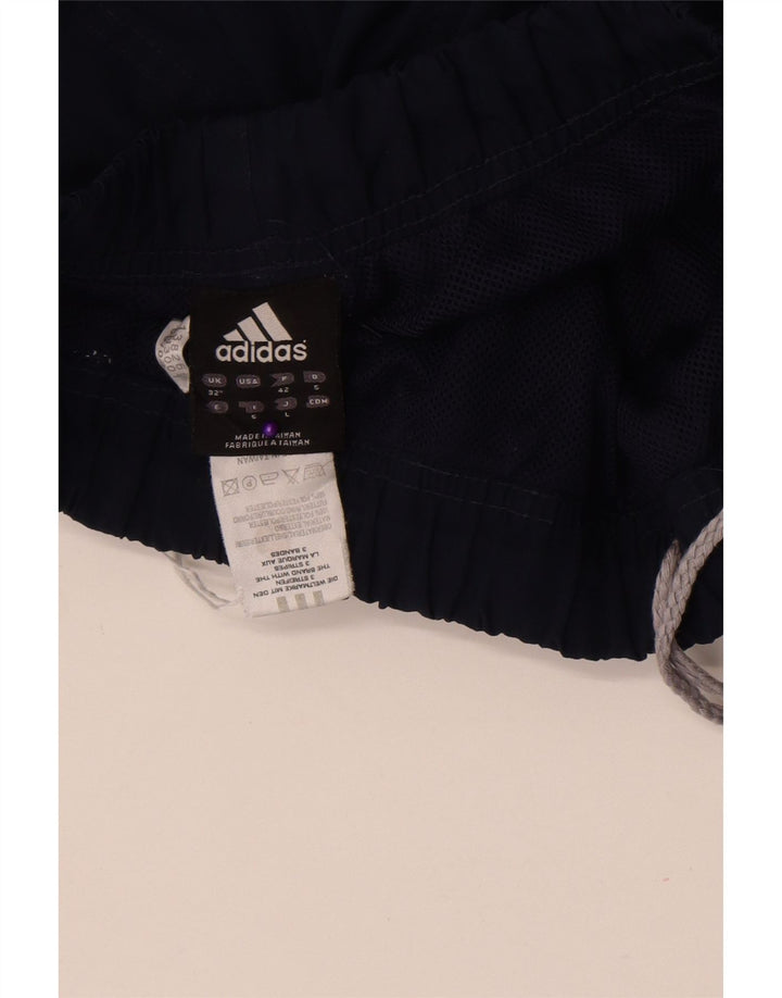 Adidas Mens Tracksuit Trousers Joggers Medium Navy Blue Polyester
