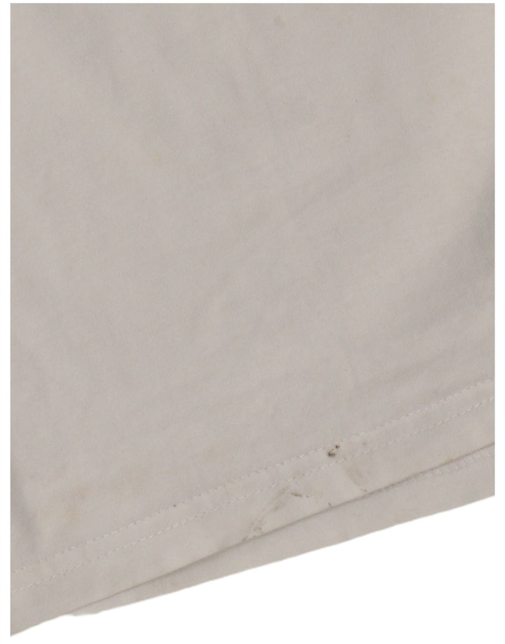 Ellesse Mens T-Shirt Top 2XL White Colourblock Cotton
