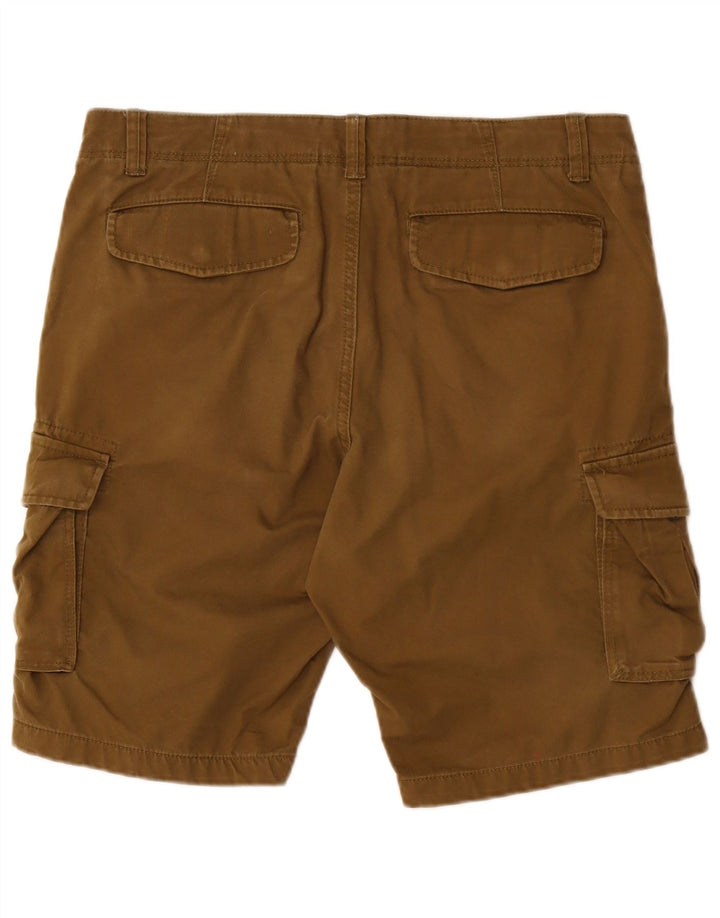 Selected Mens Cargo Shorts Large W36 Khaki Cotton