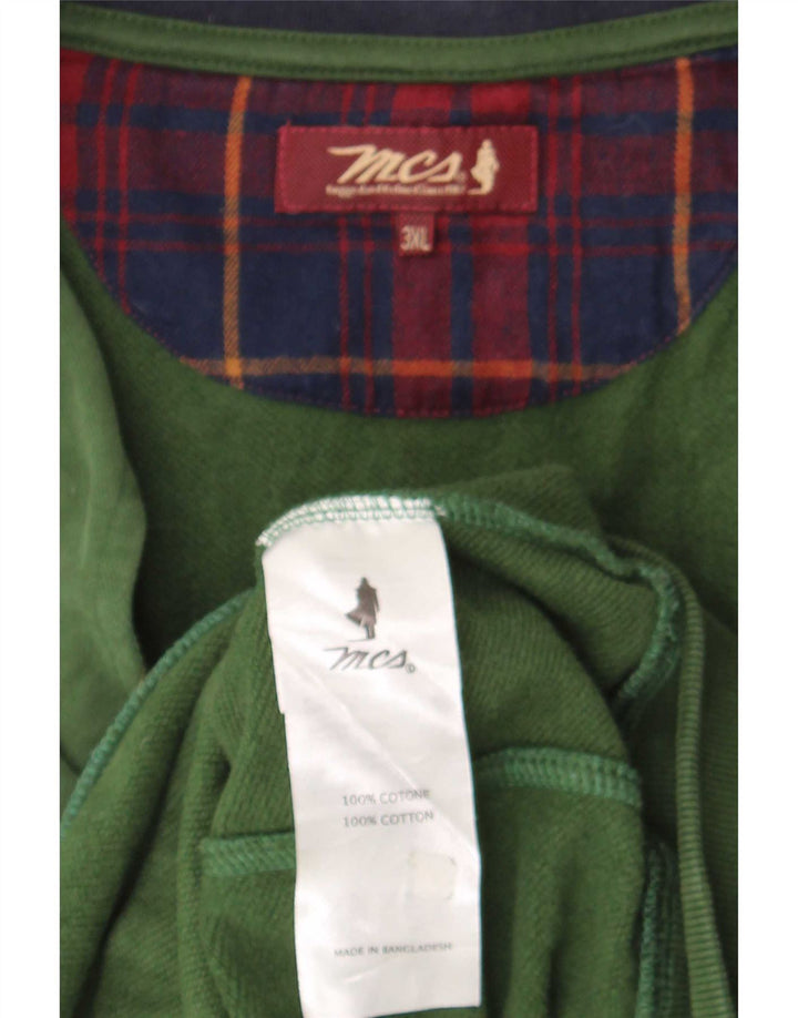 Marlboro Classics Mens Tracksuit Top Jacket 3XL Green Cotton