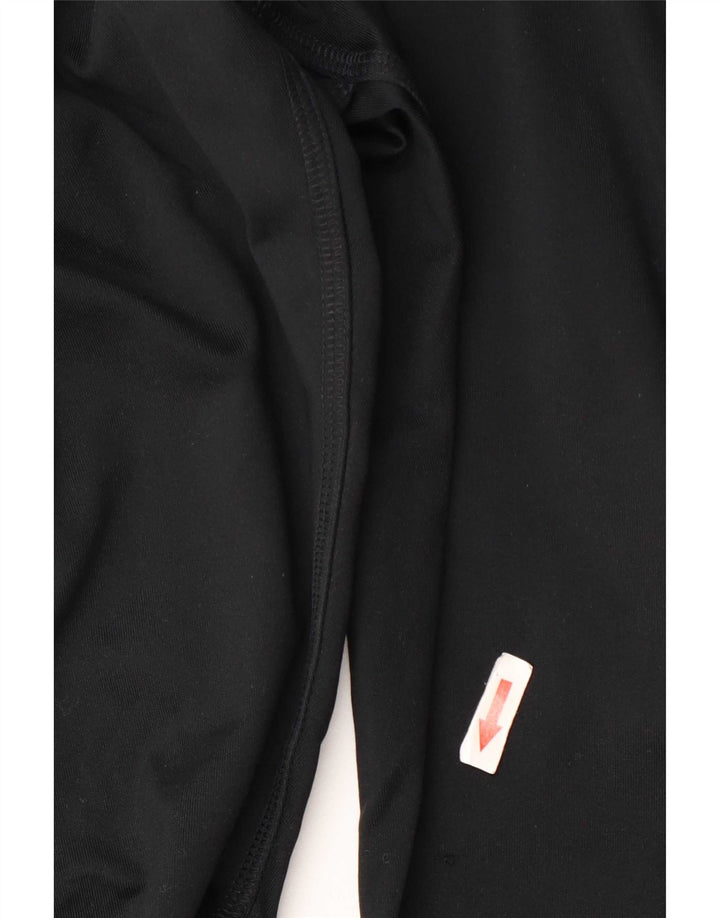 Adidas Womens Leggings UK 8/10 Small Black Polyester