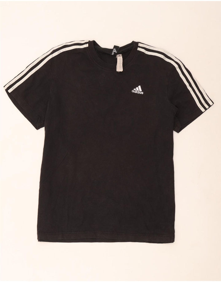 Adidas Mens T-Shirt Top XL Black Cotton