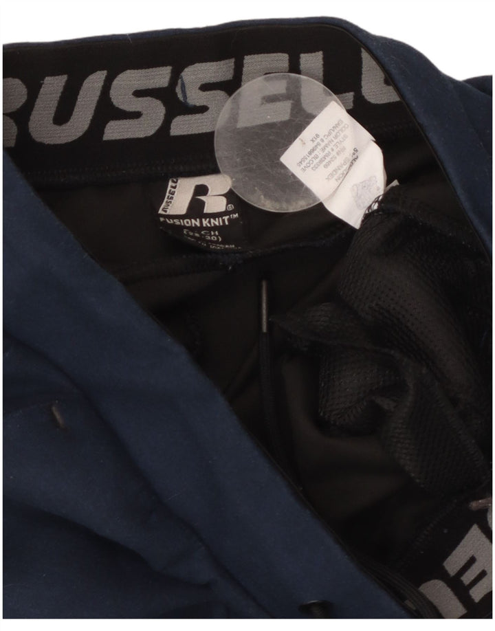 Russell Athletic Mens Tracksuit Trousers Joggers Small  Navy Blue Polyester