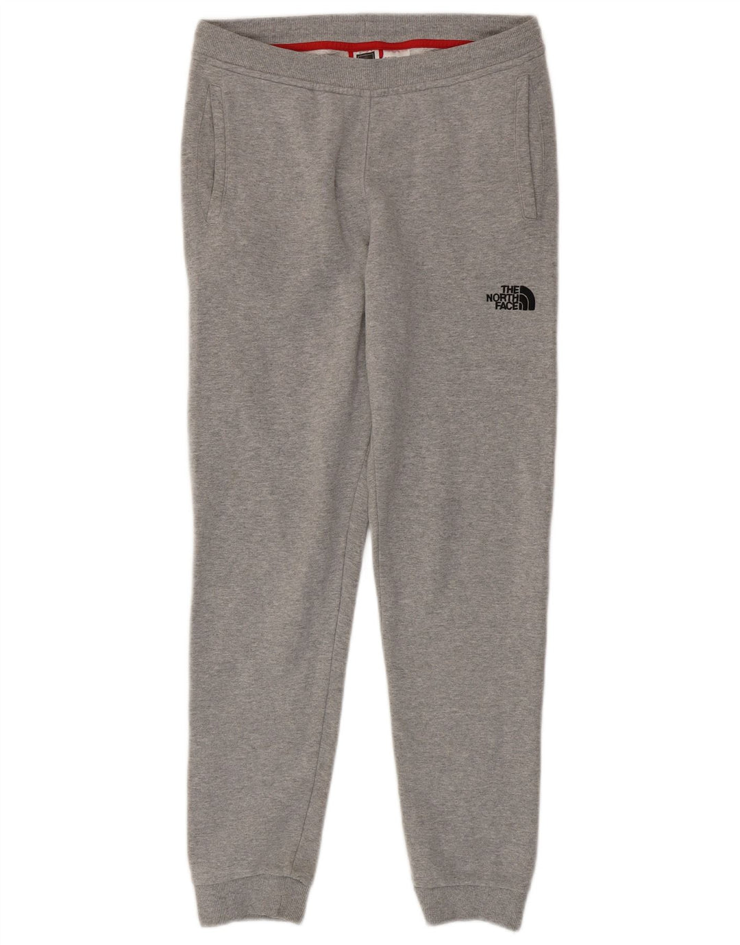 THE NORTH FACE Boys Tracksuit Trousers Joggers 14-15 Years XL Grey Cotton