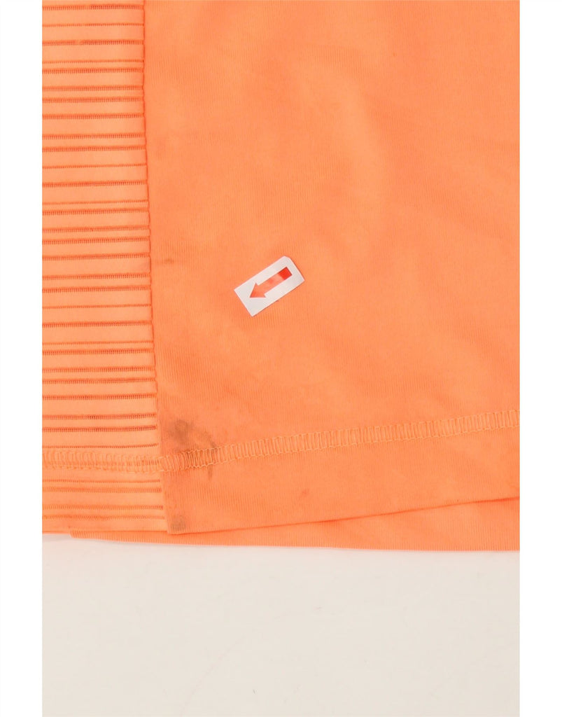 ADIDAS Girls Climalite Graphic T-Shirt Top 13-14 Years Orange Vintage Adidas and Second-Hand Adidas from Messina Hembry 