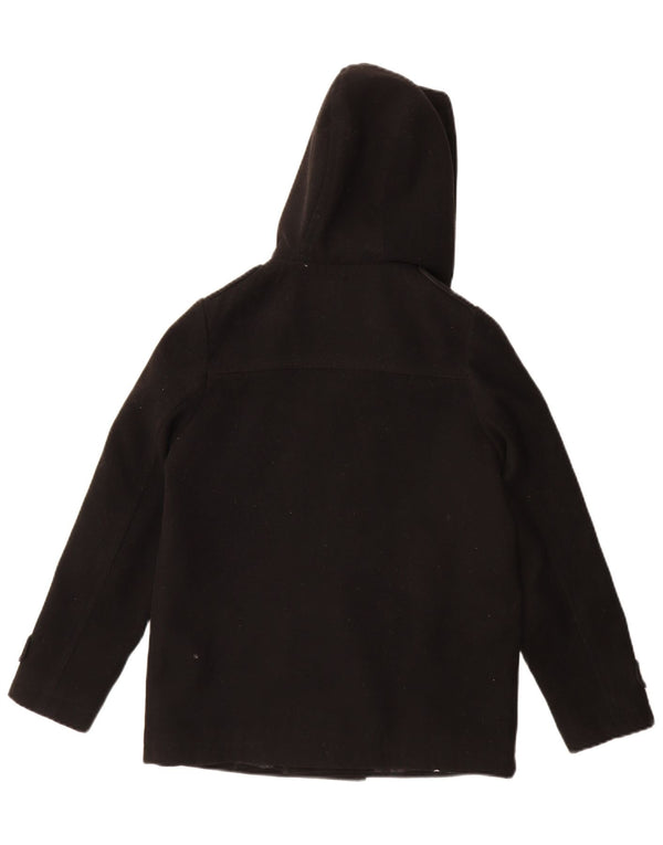 Monsoon Boys Hooded Pea Coat 11-12 Years Black Polyester