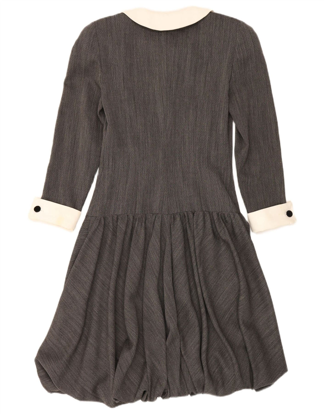 Cristina De Braud Womens Bubble Dress IT 40 Small Grey Colourblock